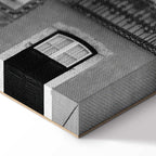 Patterned Window Facade Architecture Canvas Print