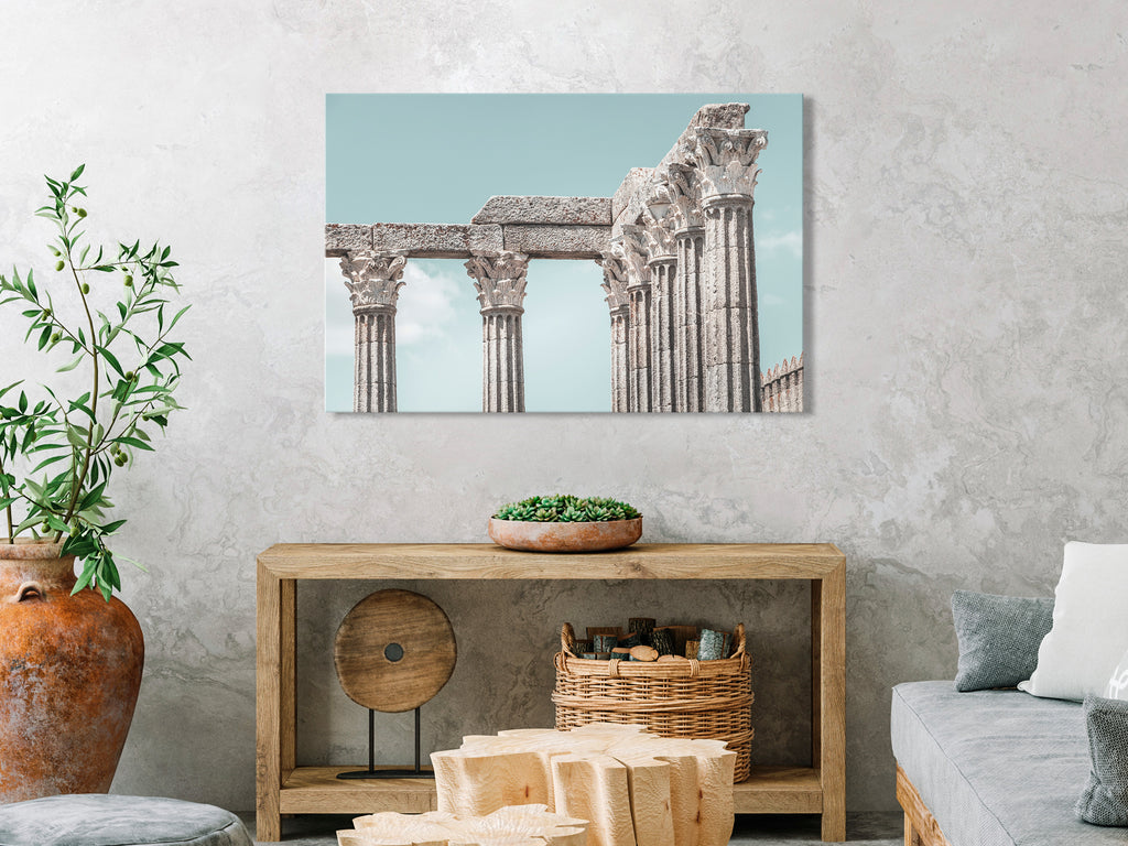 Pillars of History Canvas Print Wide