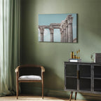 Classical Stone Columns Architecture Canvas Print