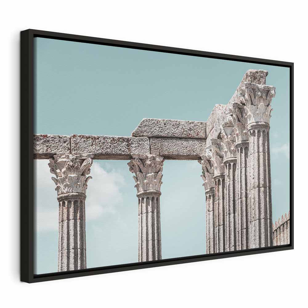 Classical Stone Columns Architecture Canvas Print