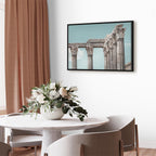 Classical Stone Columns Architecture Canvas Print