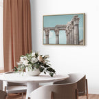 Classical Stone Columns Architecture Canvas Print