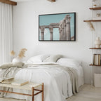 Classical Stone Columns Architecture Canvas Print