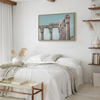 Classical Stone Columns Architecture Canvas Print