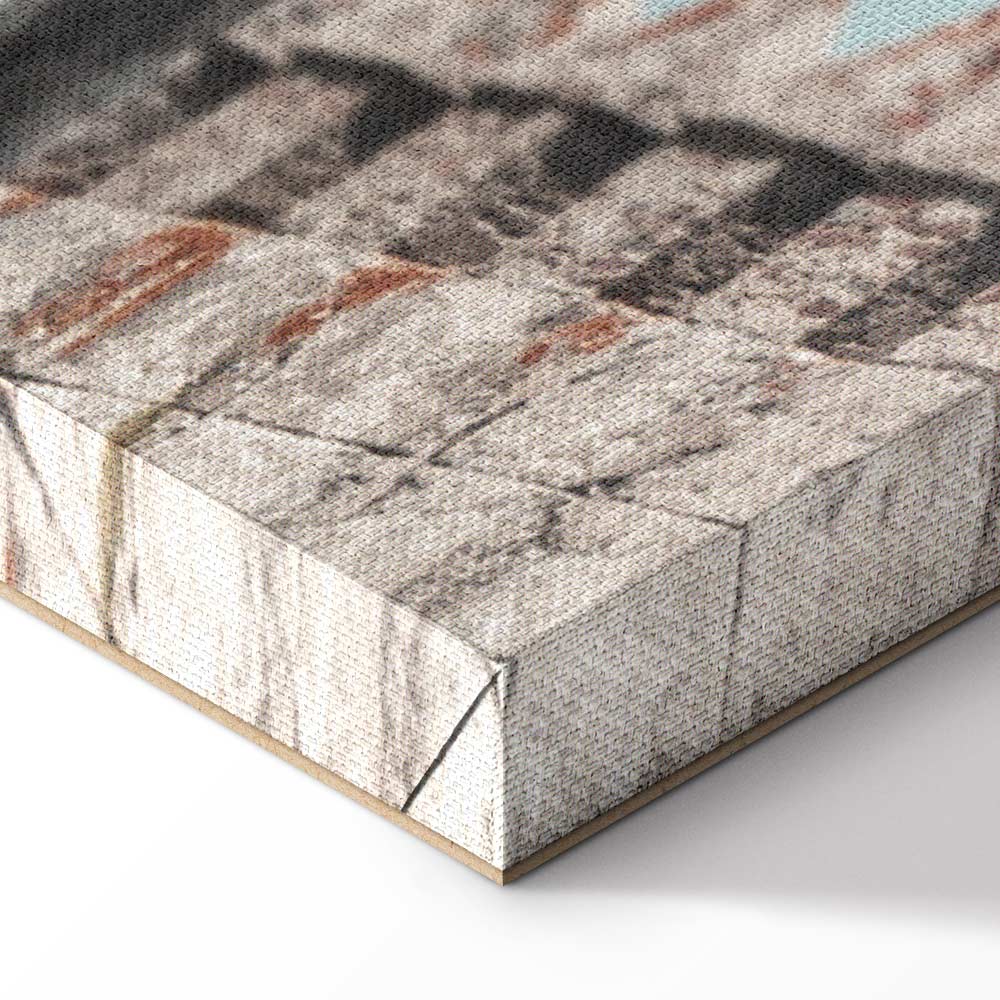 Classical Stone Columns Architecture Canvas Print