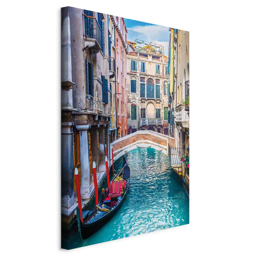 Venice Summer Architecture Vertical Canvas Print