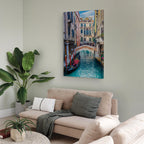 Venice Summer Architecture Vertical Canvas Print