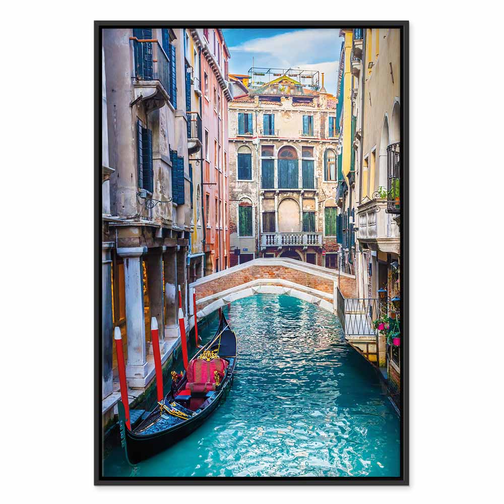 Venice Summer Architecture Vertical Canvas Print