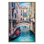 Venice Summer Architecture Vertical Canvas Print