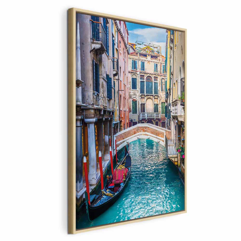 Venice Summer Architecture Vertical Canvas Print