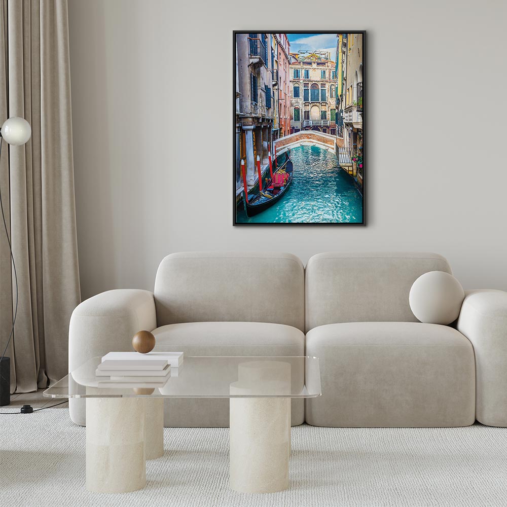 Venice Summer Architecture Vertical Canvas Print