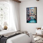 Venice Summer Architecture Vertical Canvas Print