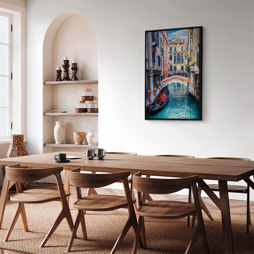 Venice Summer Architecture Vertical Canvas Print