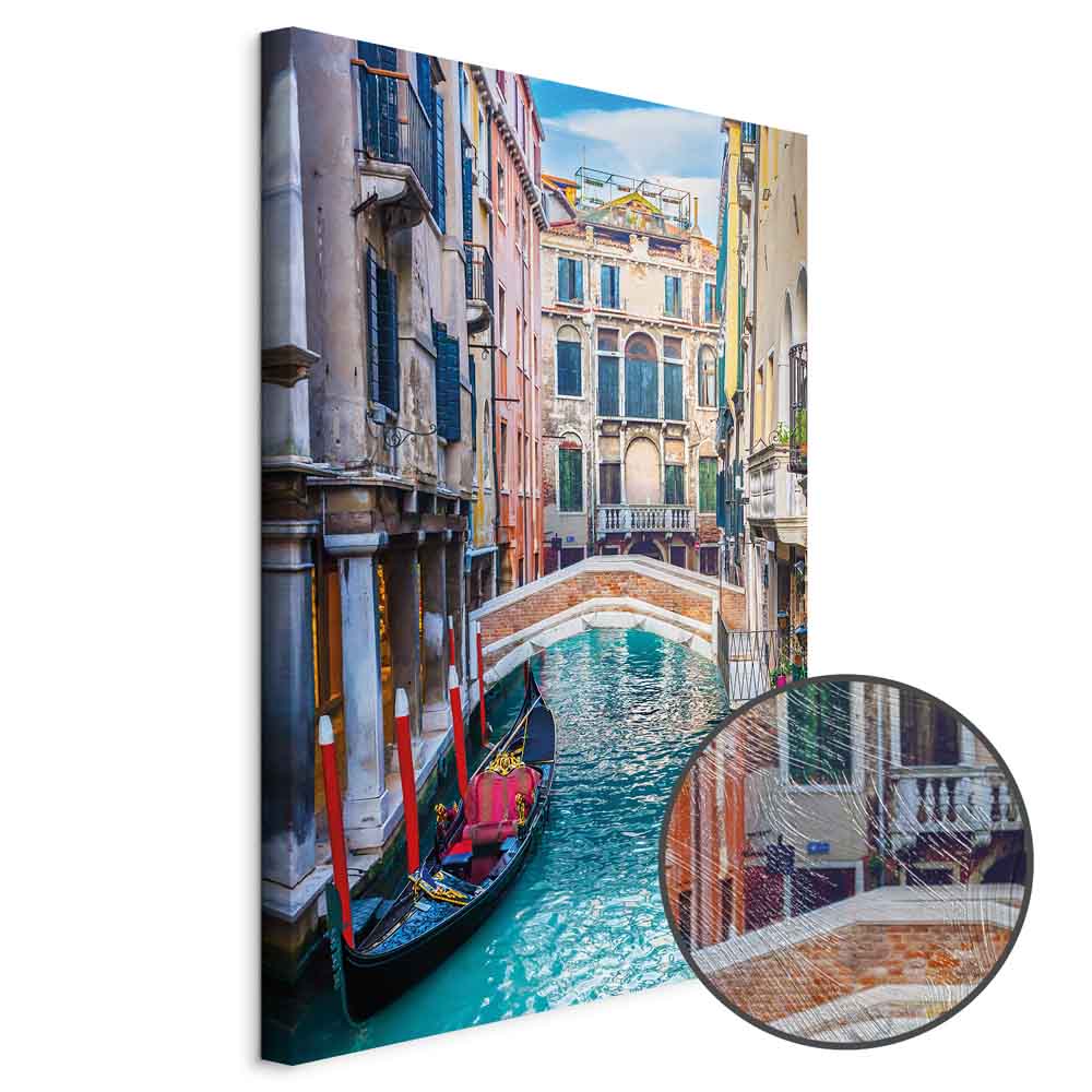 Venice Summer Architecture Vertical Canvas Print