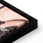 Iconic Vespa Street Scene Vertical Canvas Print