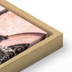 Iconic Vespa Street Scene Vertical Canvas Print