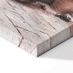 Iconic Vespa Street Scene Vertical Canvas Print