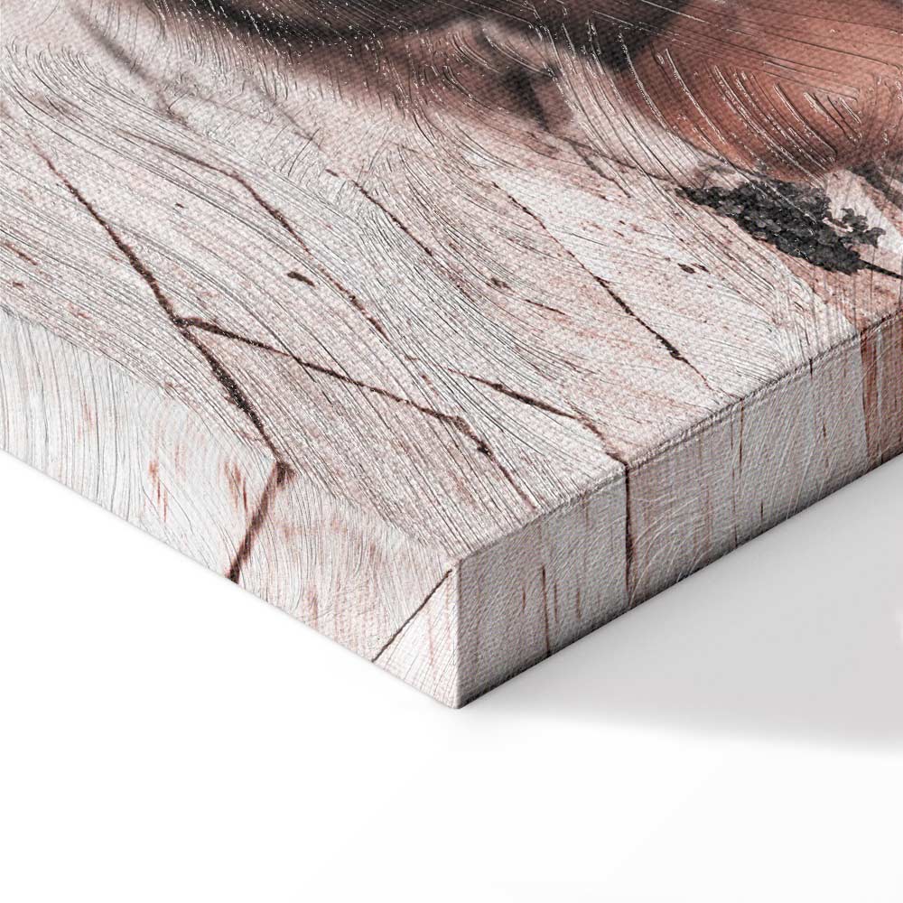 Iconic Vespa Street Scene Vertical Canvas Print