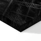 Big City Street Architecture Wide Canvas Print