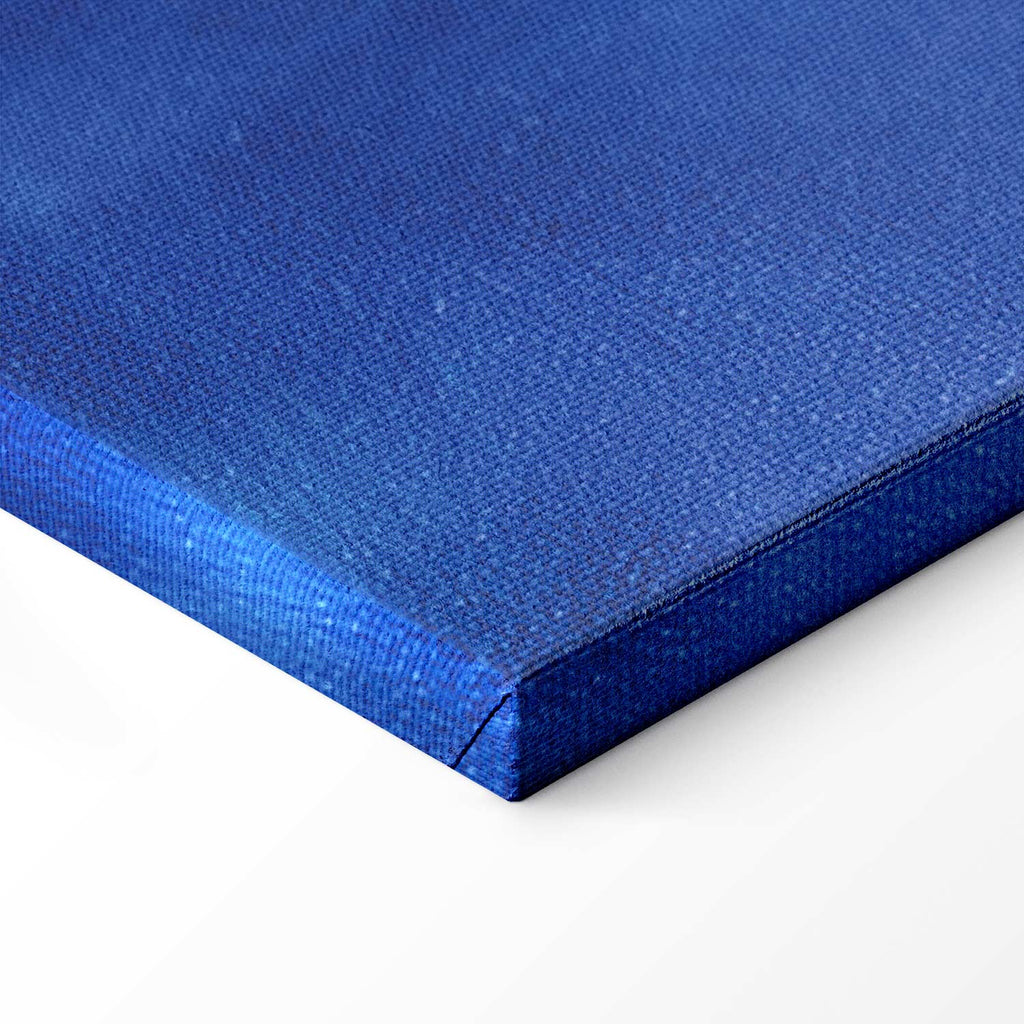 Night Lake Boat Modern Impressionism Canvas Print