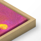 Night Lake Boat Modern Impressionism Canvas Print