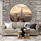 Urban Secret Window City Wall Mural