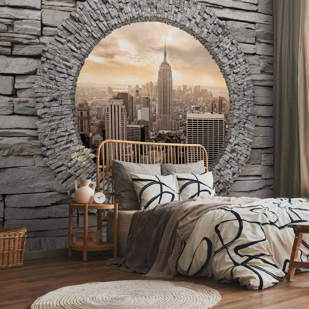 Urban Secret Window City Wall Mural