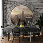 Urban Secret Window City Wall Mural