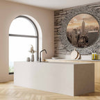 Urban Secret Window City Wall Mural