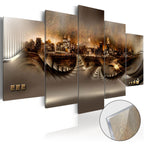 Abstract City Map Acrylic Print