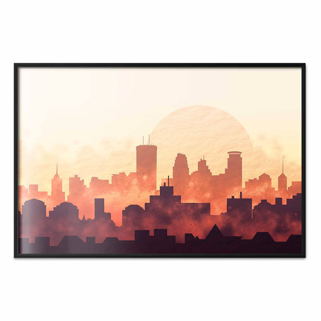 City Skyline Panorama Architecture Poster