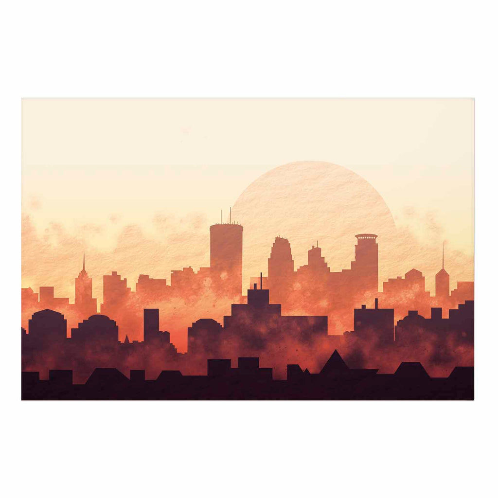City Skyline Panorama Architecture Poster
