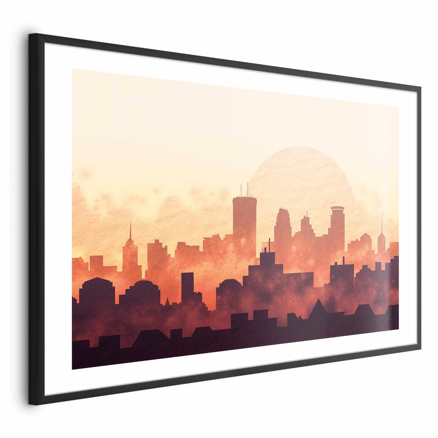 City Skyline Panorama Architecture Poster