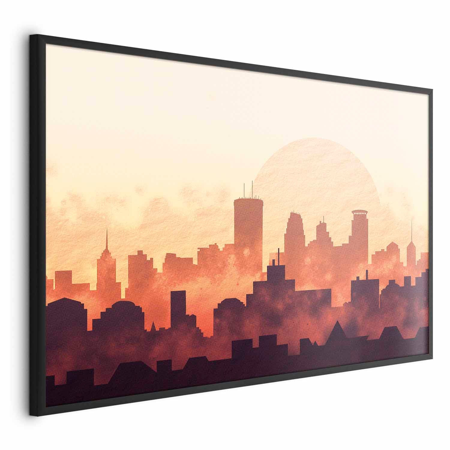City Skyline Panorama Architecture Poster