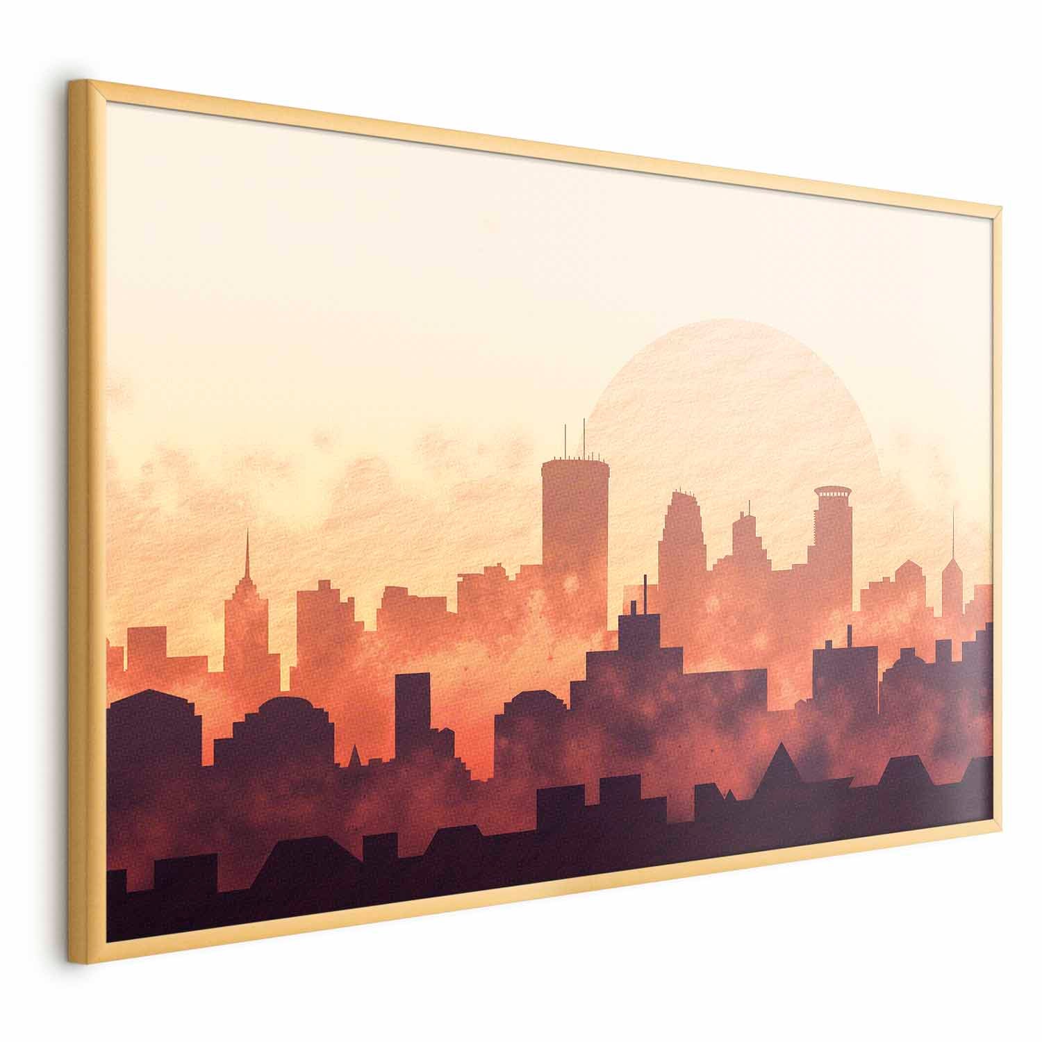 City Skyline Panorama Architecture Poster