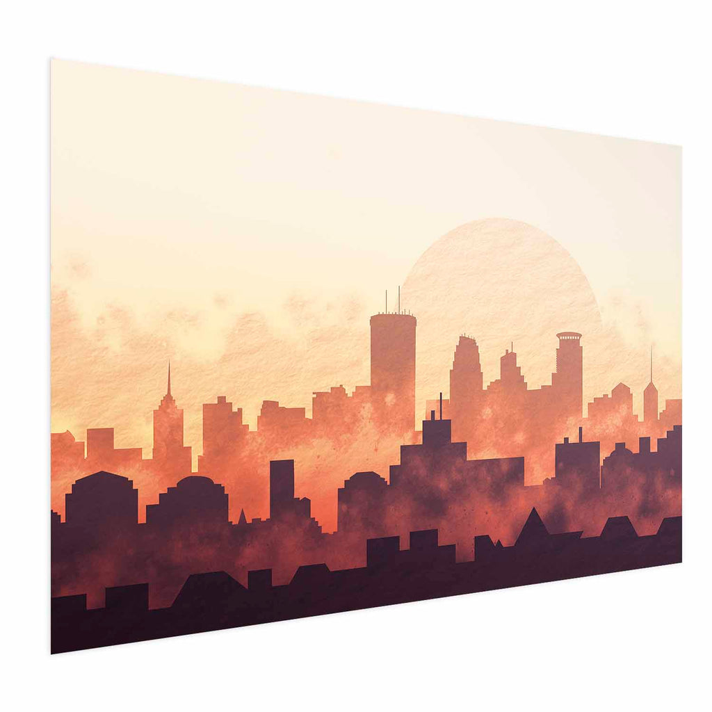City Skyline Panorama Architecture Poster