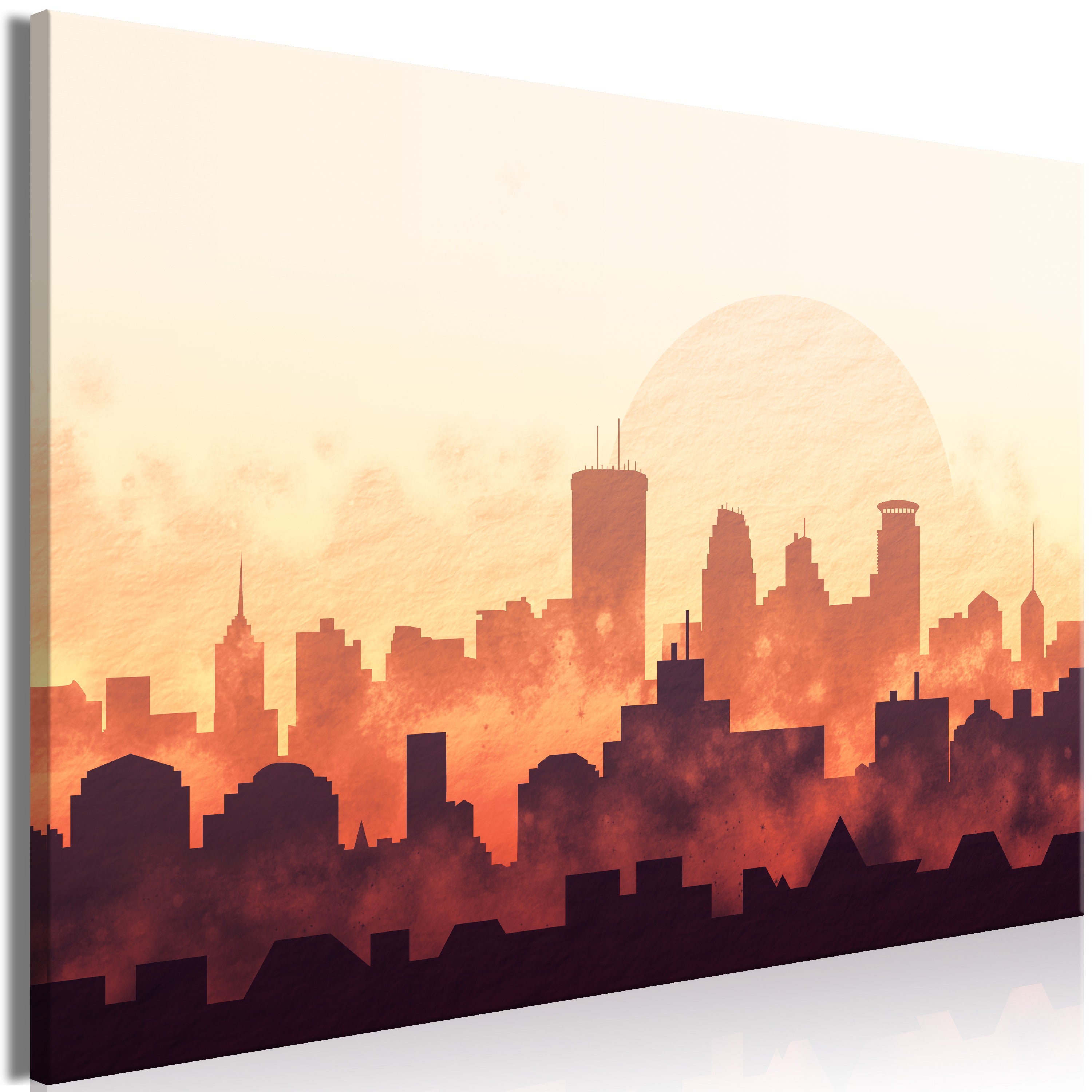 Canvas Print Heat of the City Wide 1 Part