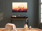 Canvas Print Heat of the City Wide 1 Part