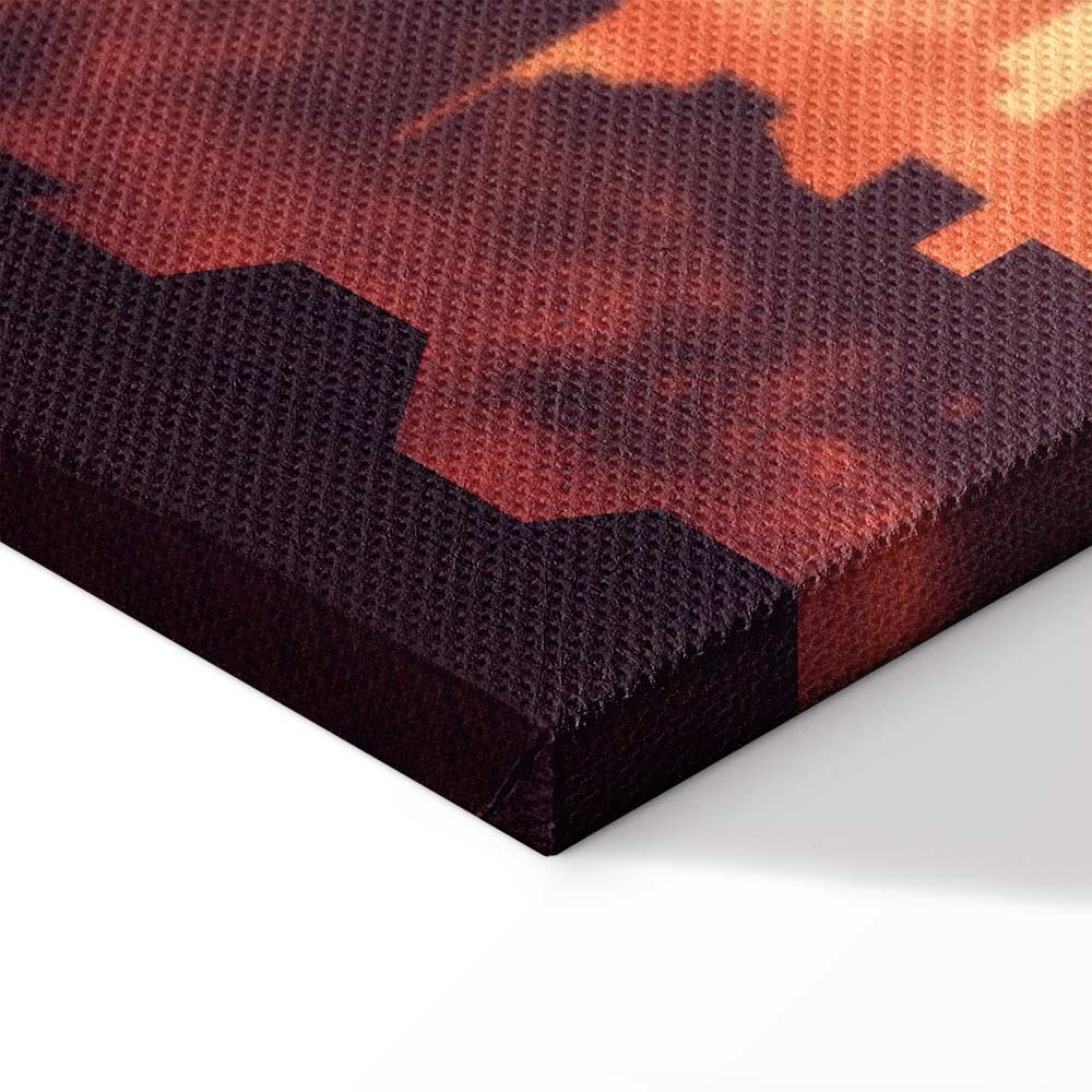 City Skyline Panorama Wide Canvas Print