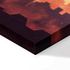 City Skyline Panorama Wide Canvas Print