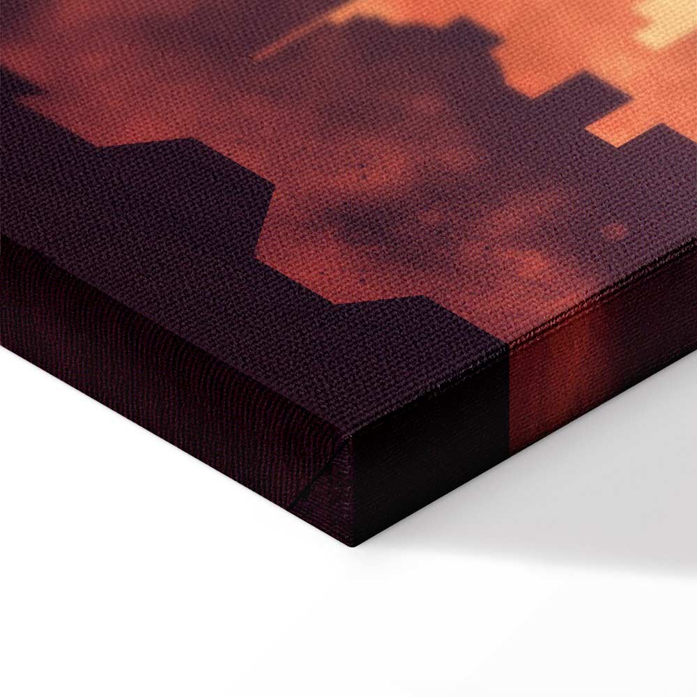 City Skyline Panorama Wide Canvas Print