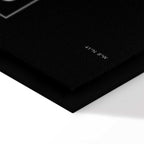 Porto Negative Map Vertical Canvas Print