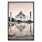 Taj Mahal Architecture Vertical Canvas Print