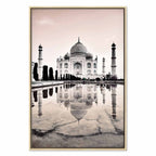 Taj Mahal Architecture Vertical Canvas Print