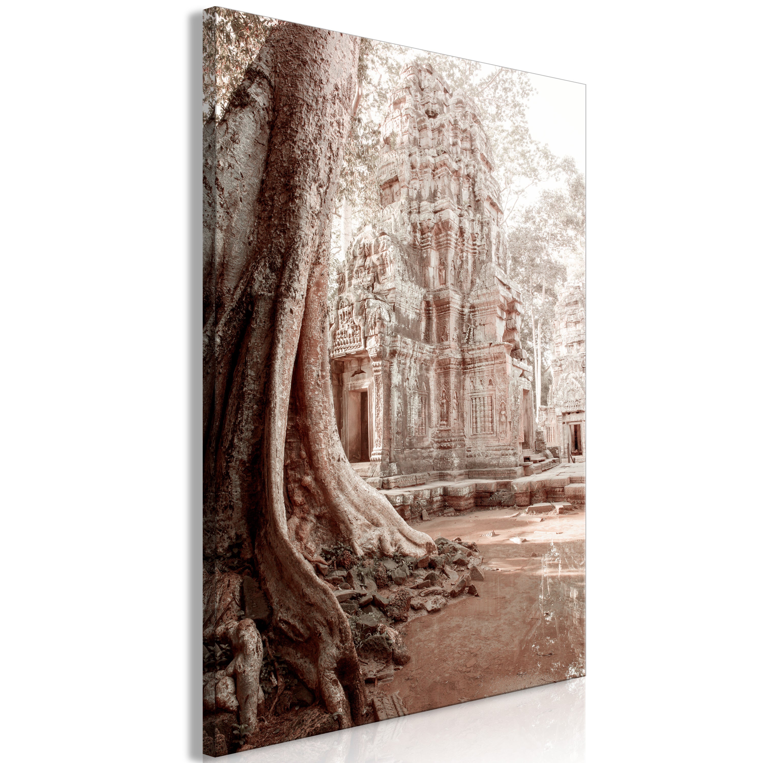Canvas Print Ruins of Angkor Vertical