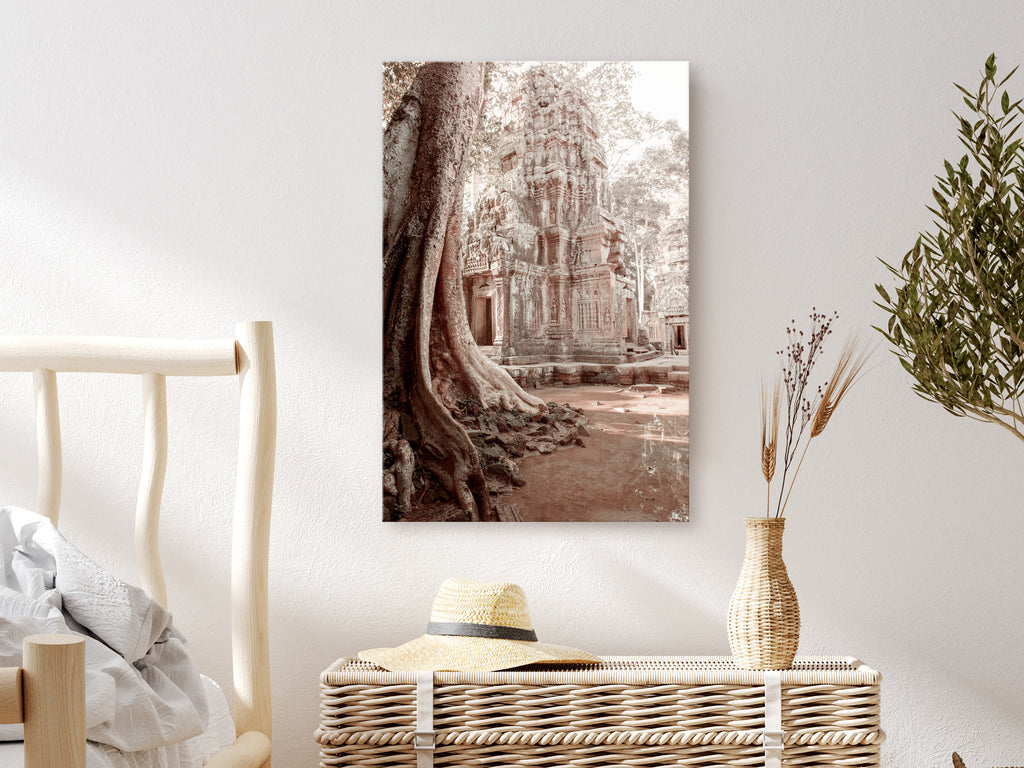 Canvas Print Ruins of Angkor Vertical