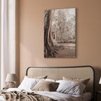 Angkor Ruins Temple Architecture Vertical Canvas Print