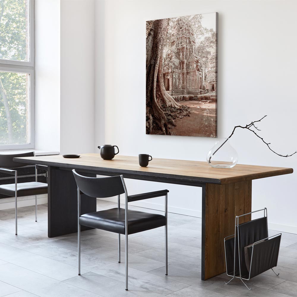 Angkor Ruins Temple Architecture Vertical Canvas Print