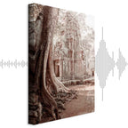 Angkor Ruins Temple Architecture Vertical Canvas Print