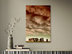 Canvas Print Clouds Over Stonehenge Vertical 1 Part